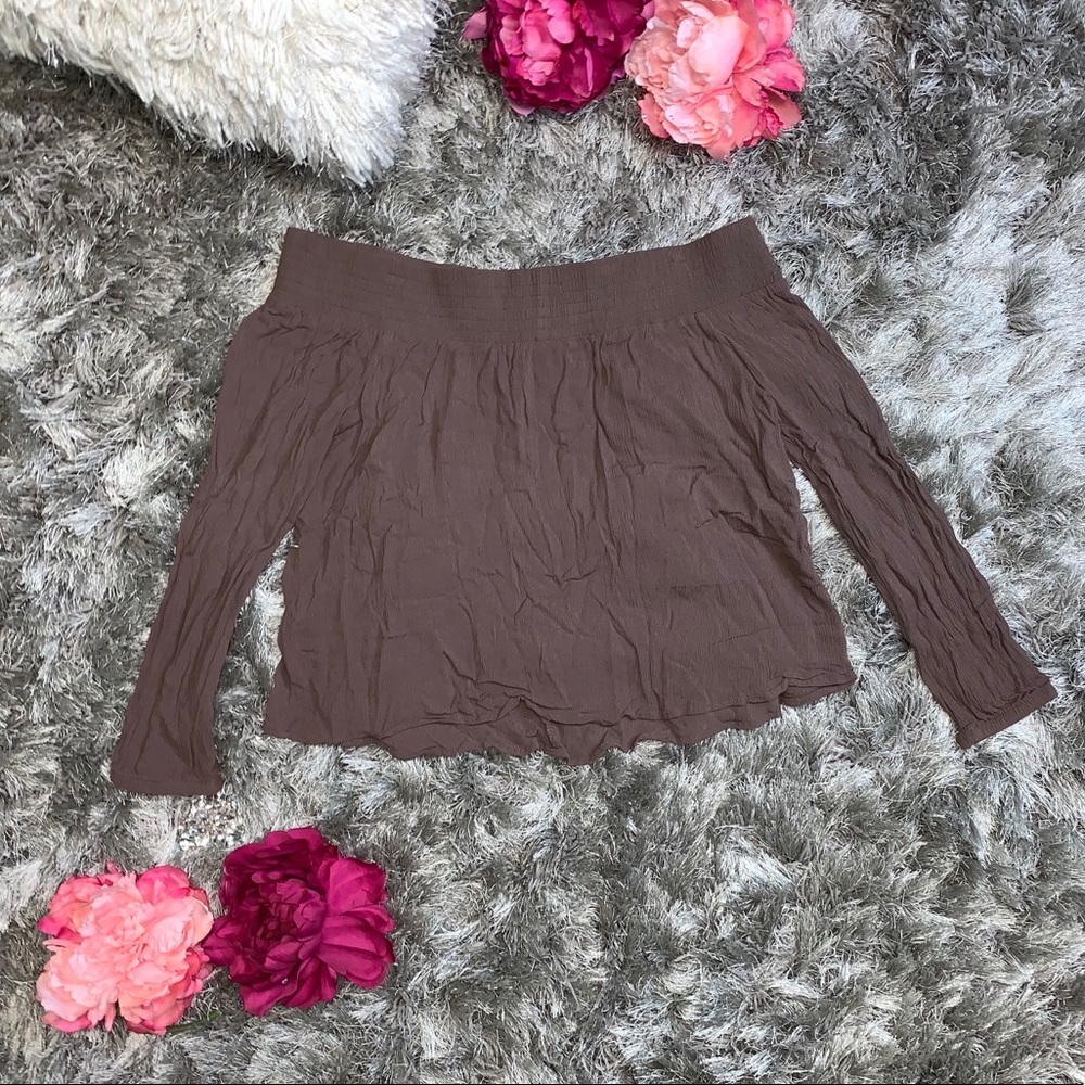 Active USA Gauze Off The Shoulder Top Women size M - Picture 3 of 8